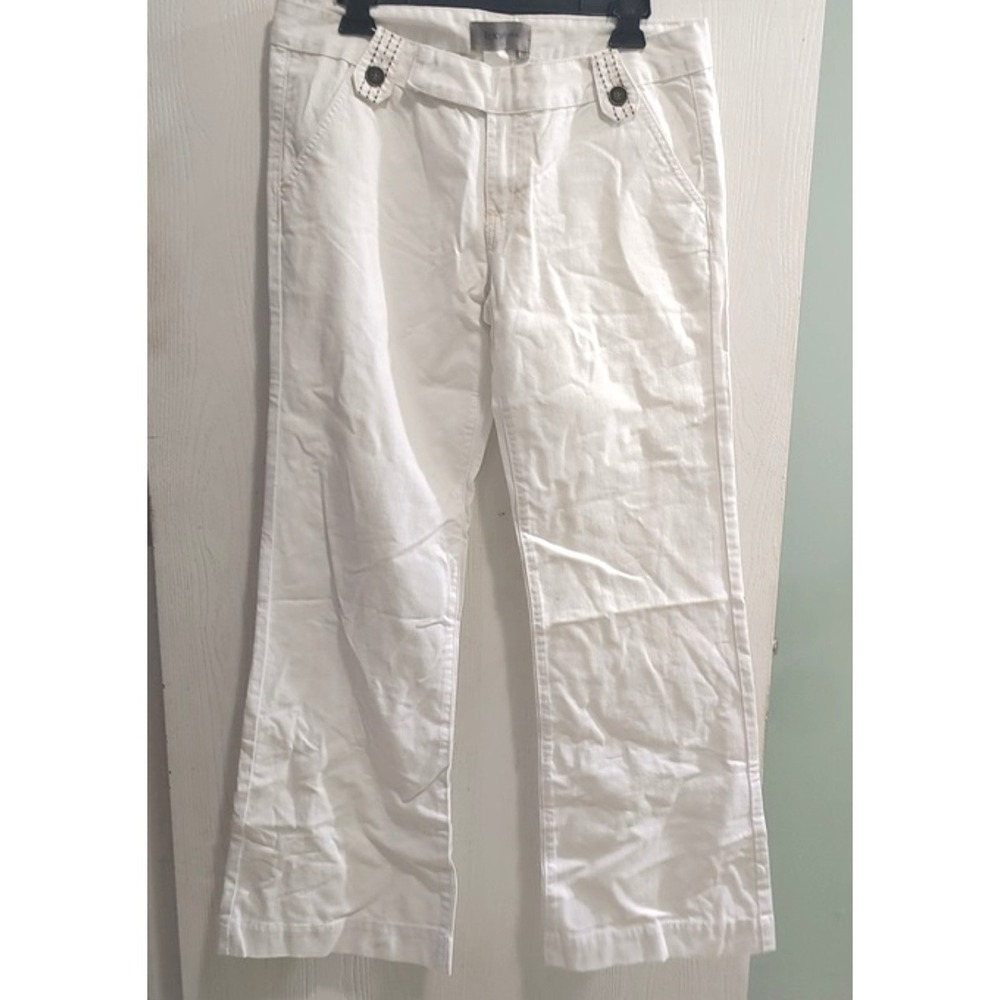 NWOT TEX by MAX AZRIA 29 Optic White Hampton Flare Leg Jeans 113113